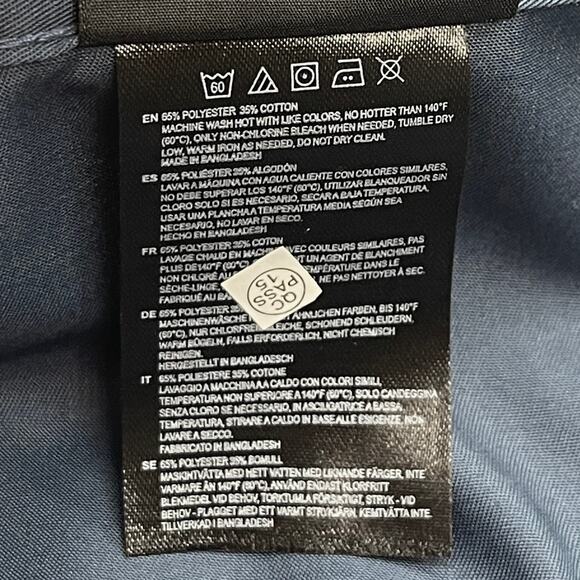 Chef Works Unisex Brio Half Bistro Apron Sz One Size New $23 Blue Cotton Blend - Picture 5 of 12